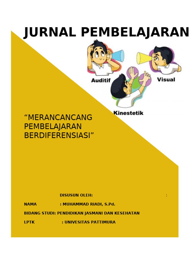 Jurnal Pembelajaran Berdiferensiasi | PDF