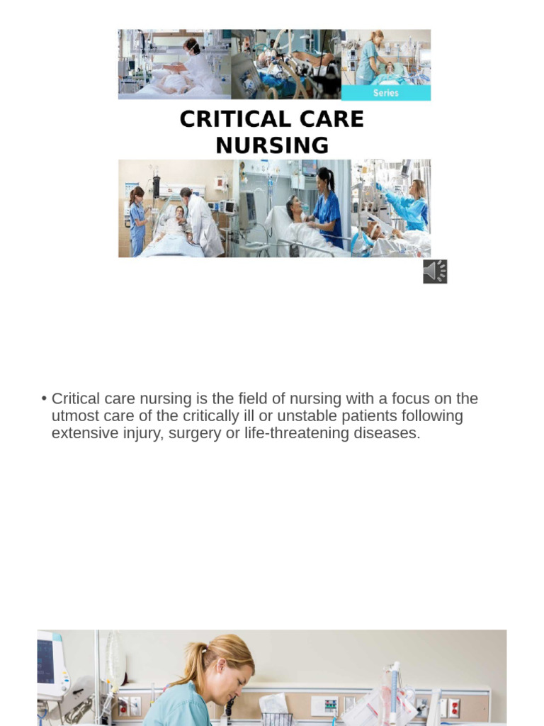 Critical Care Nursing | PDF