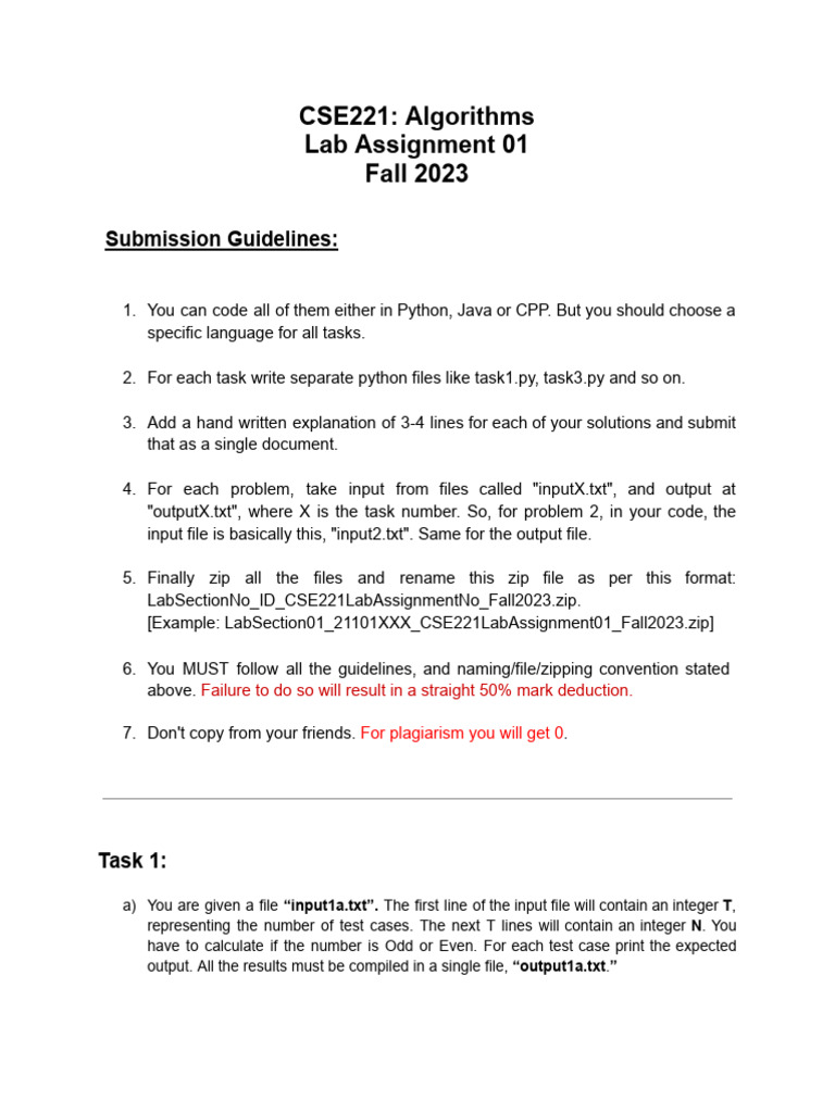 221 Lab 1 | PDF