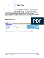 Short Guide Drill Down FM A VCR 01 Report