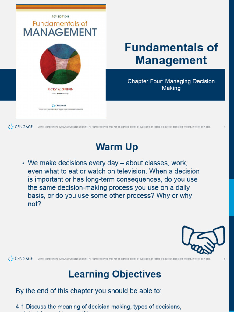 CH 4 | PDF | Decision Making | Cognition