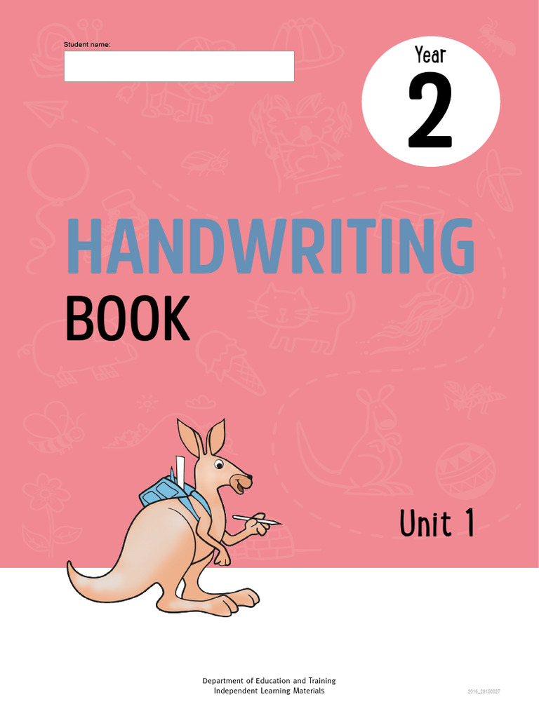 Eng Y2 U1 ILM16 Handwritingbook | PDF