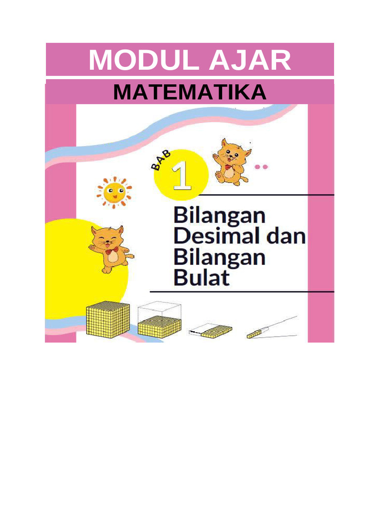 Modul Ajar MTK Kelas 5 - BAB 1 | PDF