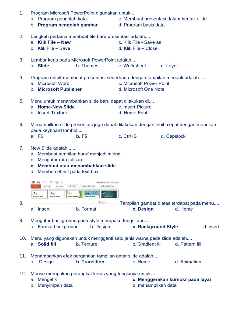 Panduan Dasar Microsoft PowerPoint | PDF | Microsoft | Teaching Methods ...