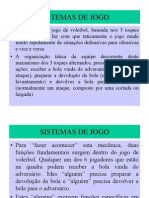 Sistemas de ataque e funções no voleibol