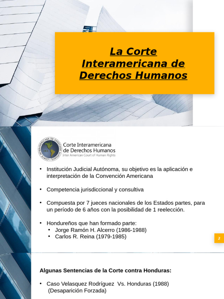 Tema - La Corte Interamericana de Derechos Humanos | PDF