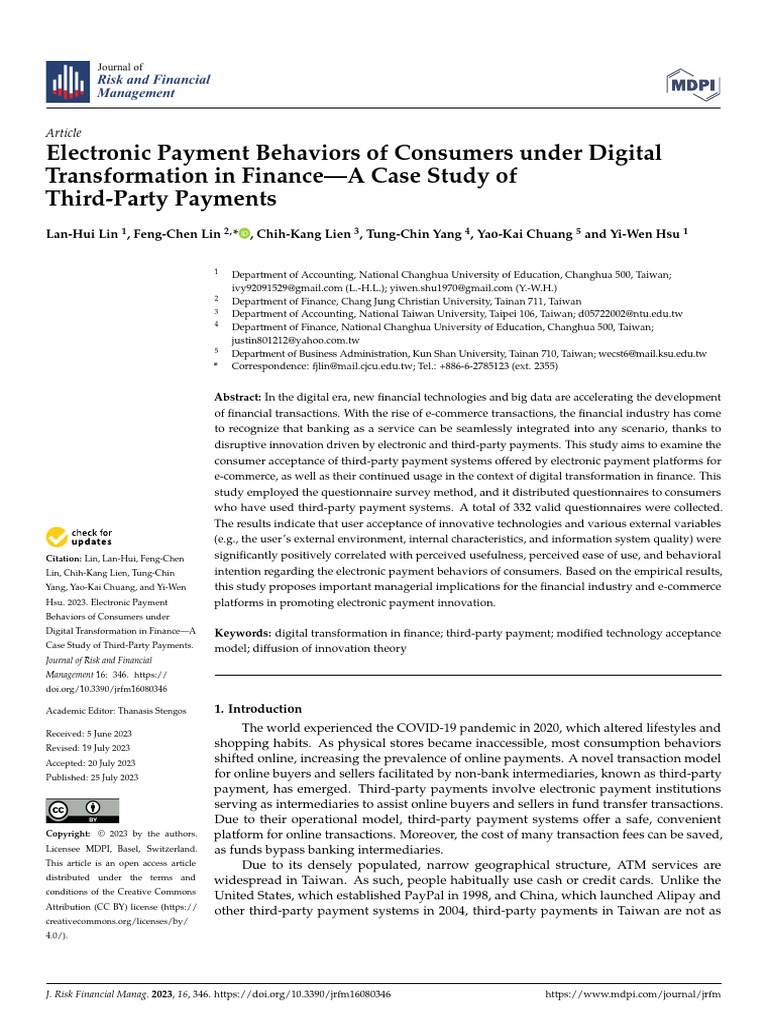 Payment Model | PDF | Behavior | Computers