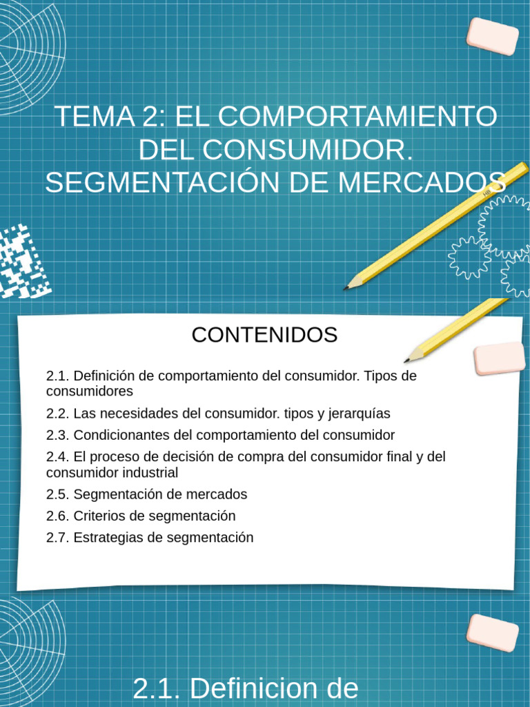 Comportamiento y Segmentación del Consumidor | PDF | Comportamiento del ...