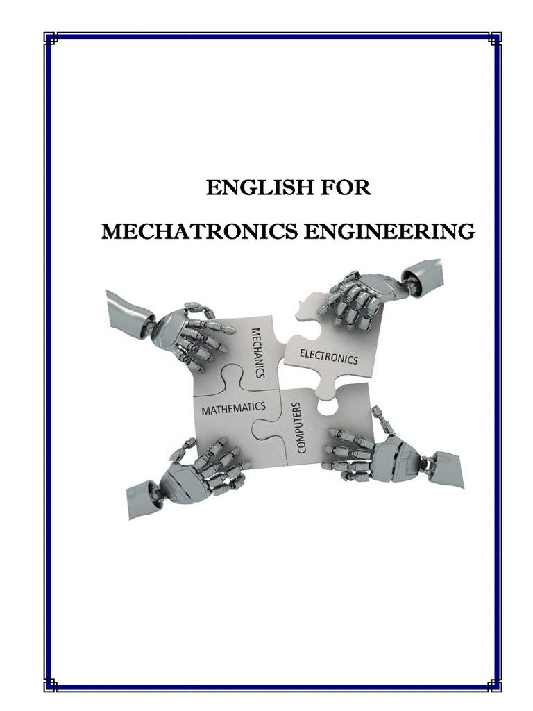 English For Mechatronics Engineering | PDF