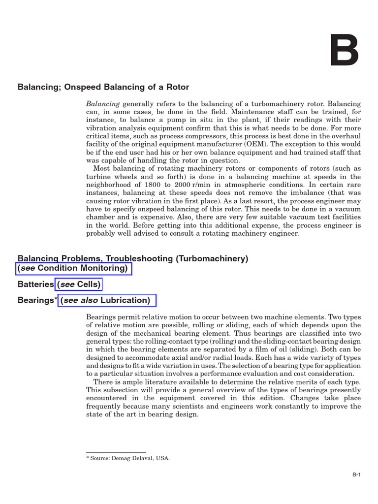 Balancing Onspeed Balancing of A Rotor | PDF