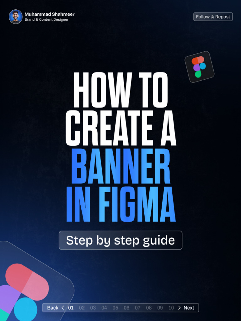 Design A Banner in Figma! | PDF