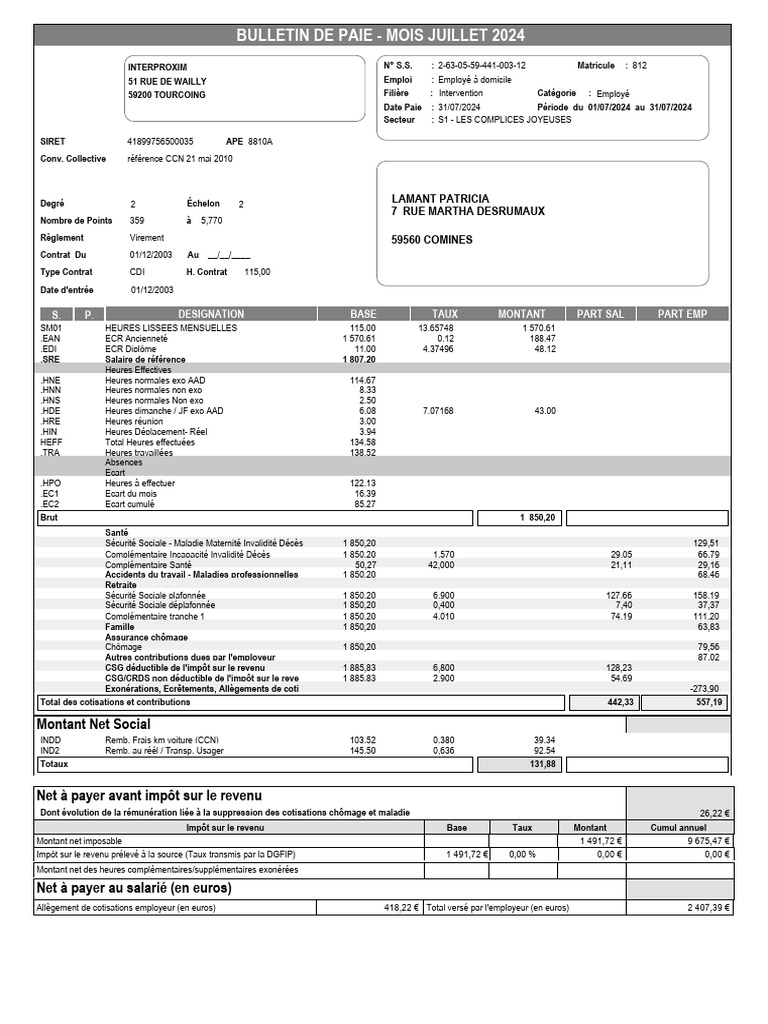 Paye 658 | PDF