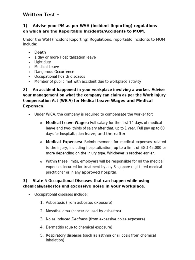 Set A - Written Test | PDF