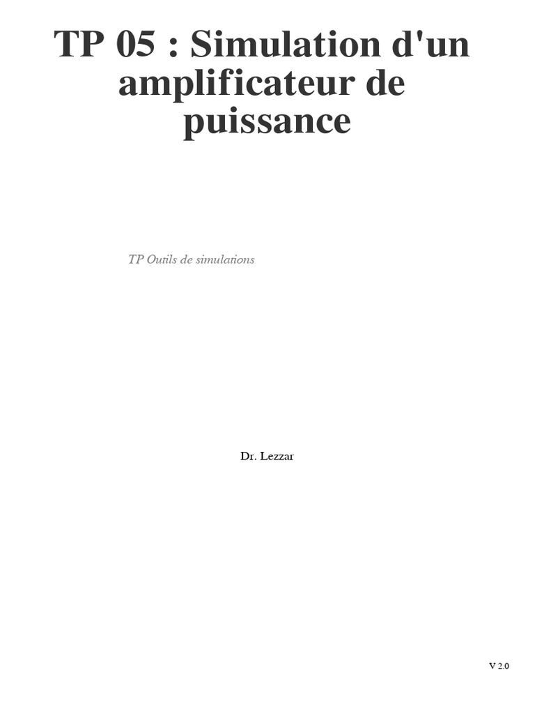 TP 05 Papier | PDF