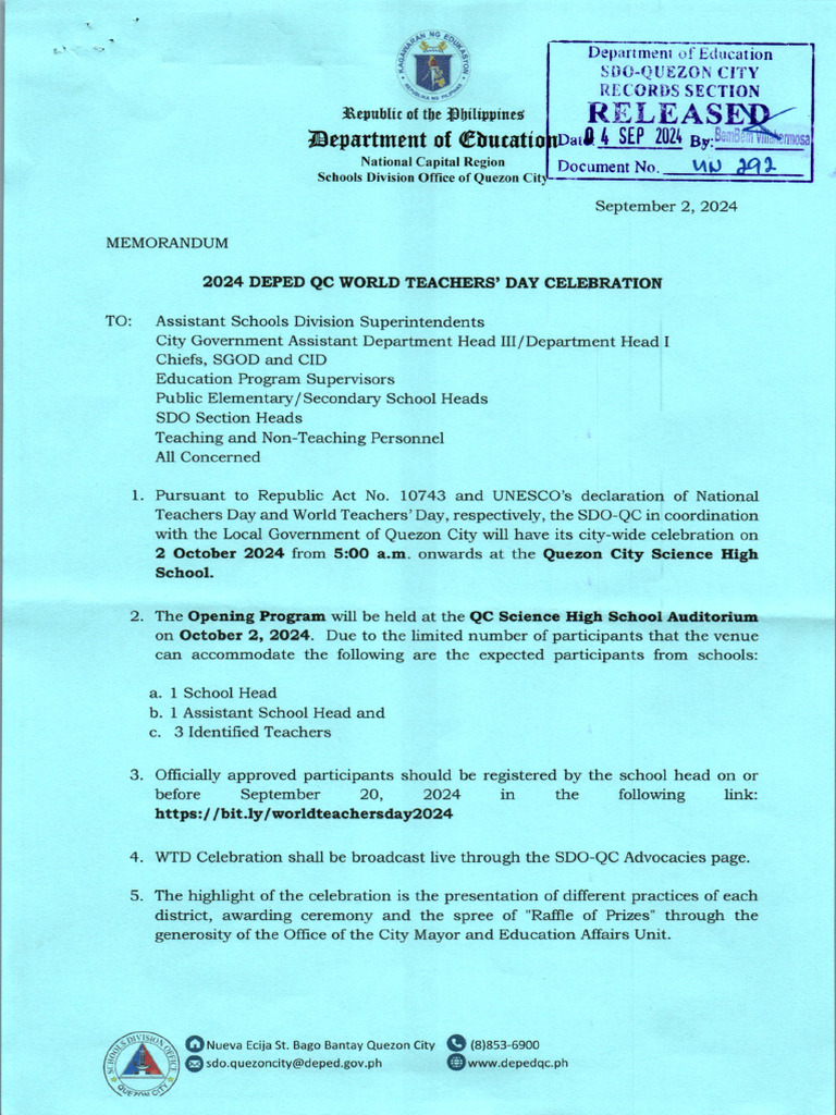 2024DEPEDQCWORLDTEACHERSDAYCELEBRATION1 PDF