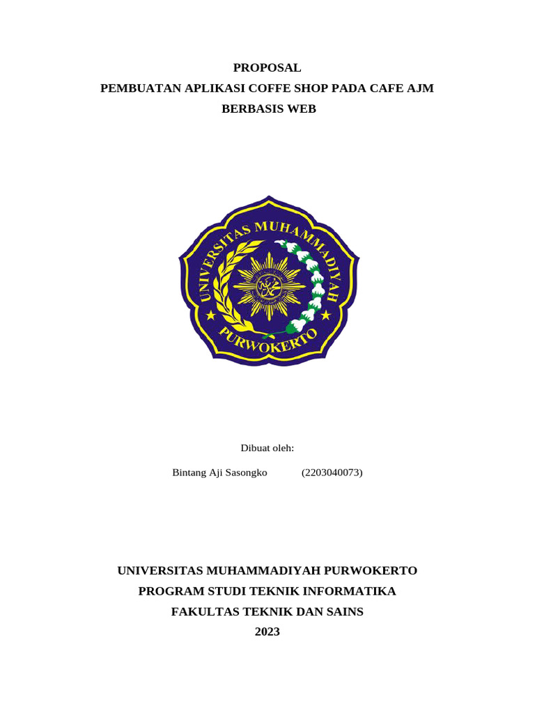 Proposal Uts Pemweb Lanjut | PDF