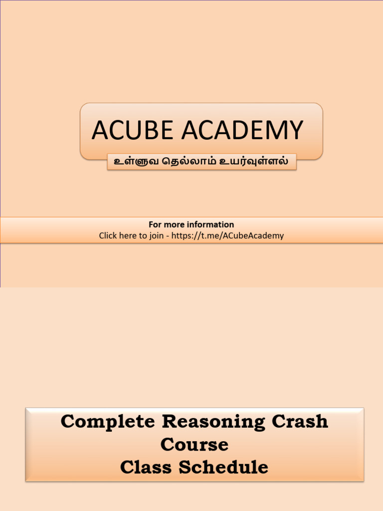 Reasoning Crash Course 2A NTPC Schedule | PDF