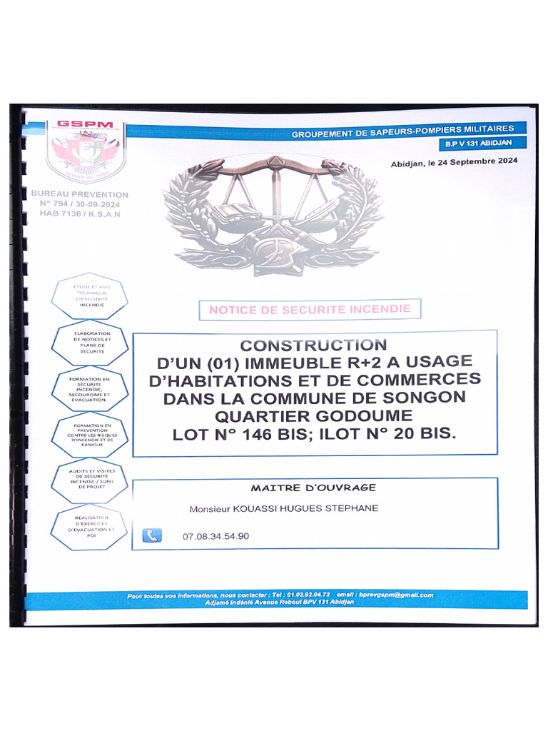 PDF - Notice D Sécu Incendie | PDF