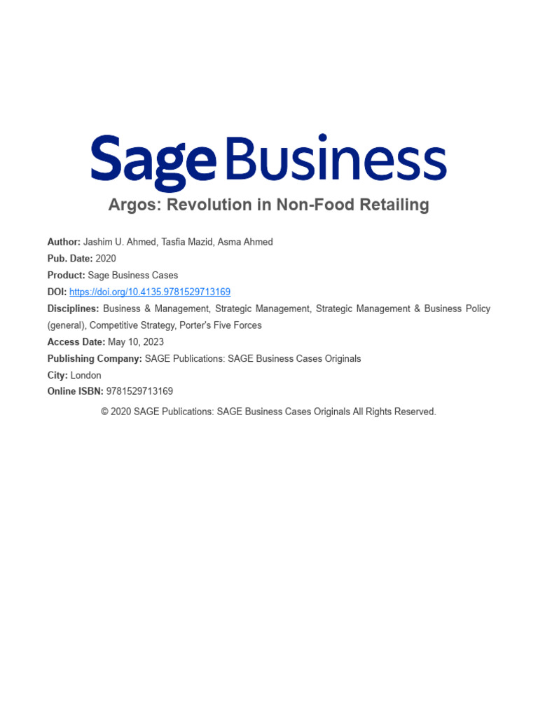 Argos | PDF