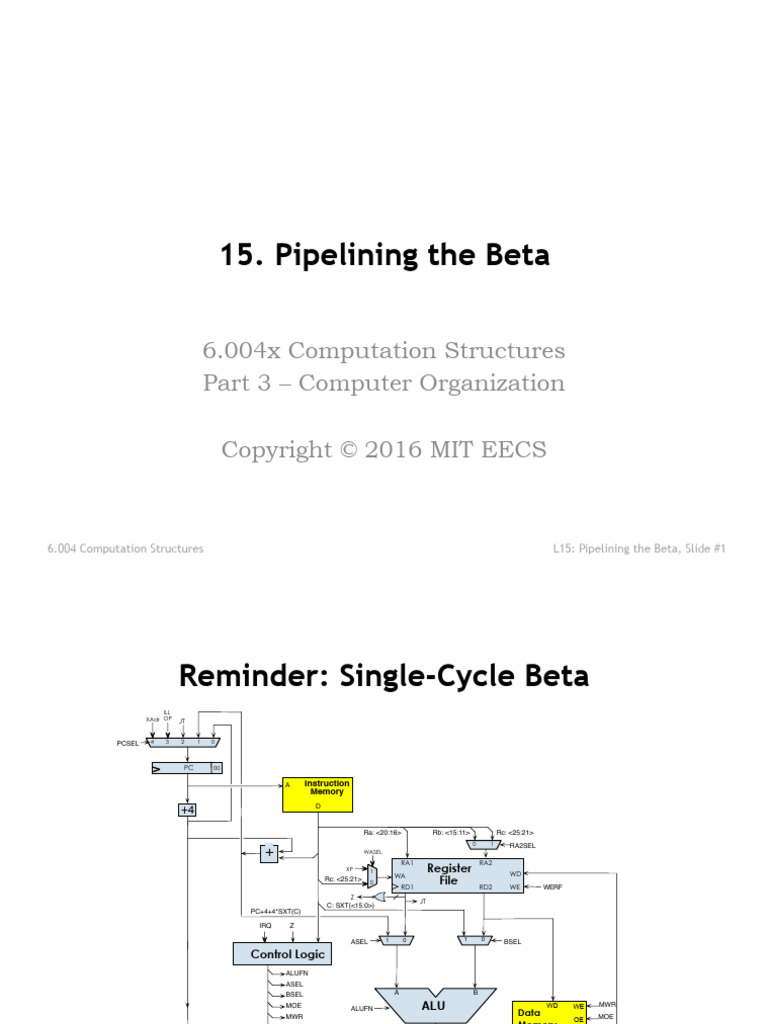 Pipelining in Microelectronics | PDF | Digital Electronics | Computer ...