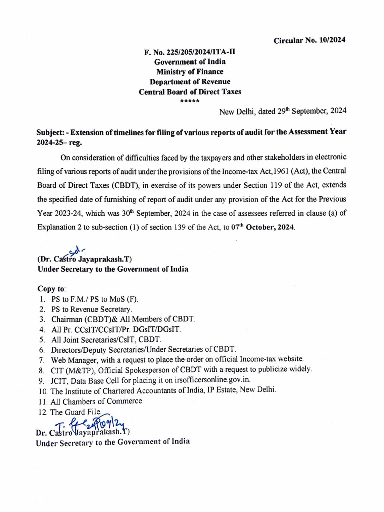 Circular 10 2024 | PDF