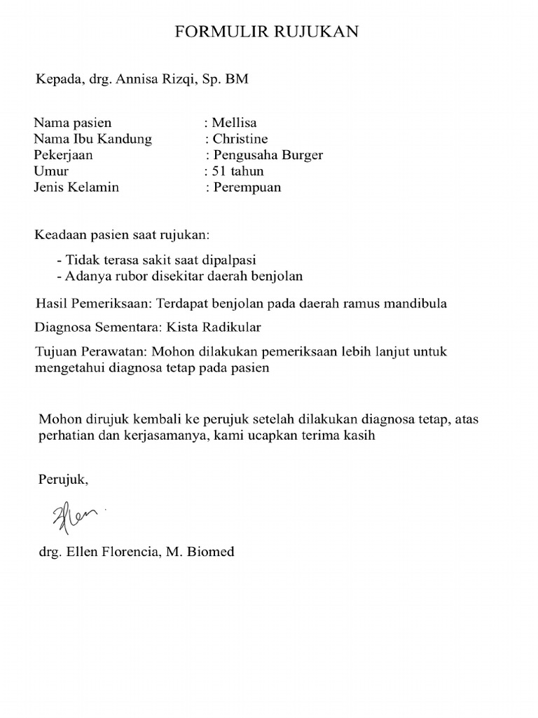 Surat Rujukan | PDF