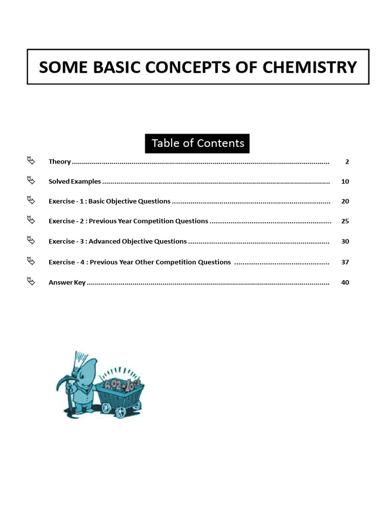 Some Basic Concept of Chemistry Med (+1) Chem | PDF | Stoichiometry ...