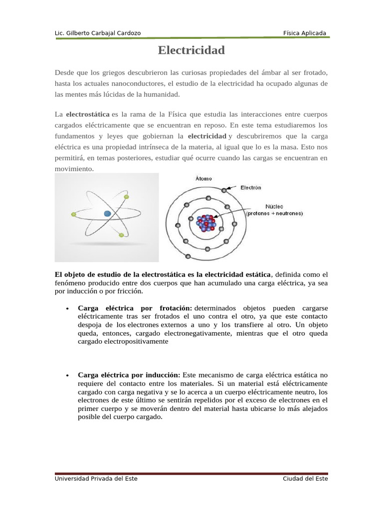 Electrostática | PDF