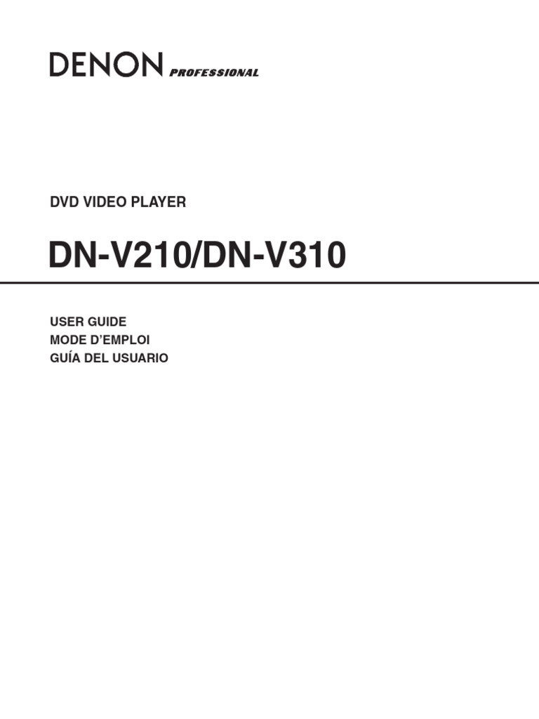 DN-V210/DN-V310 User Guide | PDF | Electrical Connector | Technology ...
