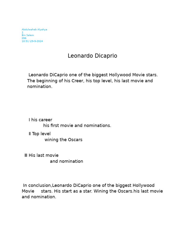 leonardo-dicaprio-outline-pdf