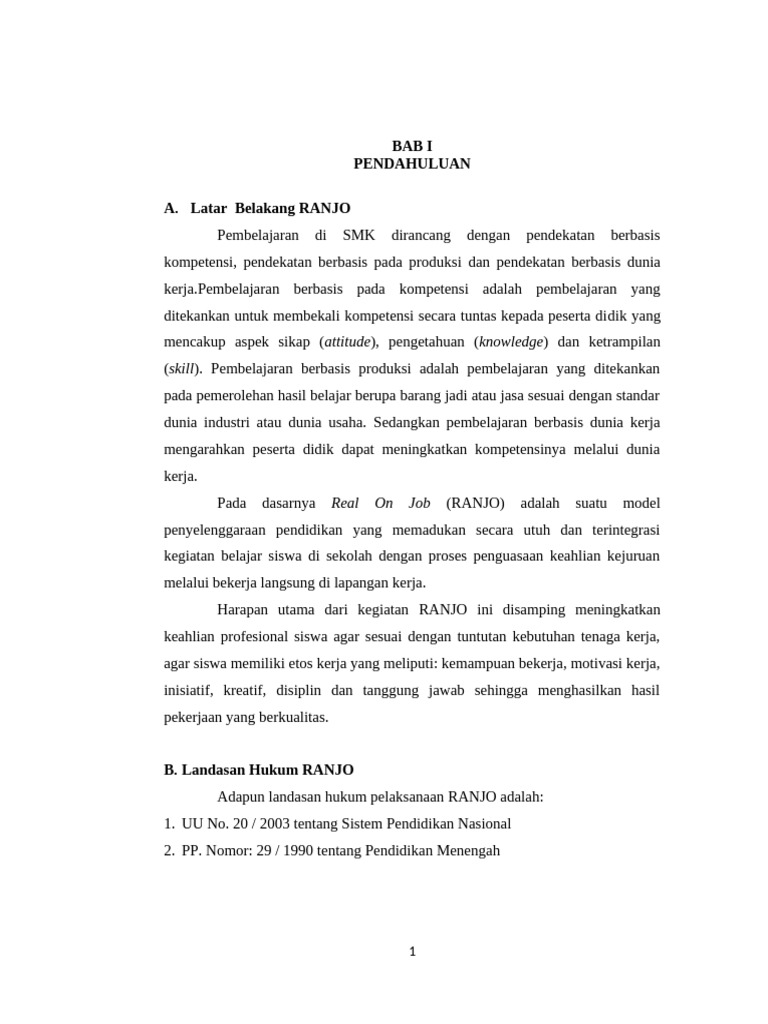 Cairan Sinovial dan RANJO di SMK | PDF