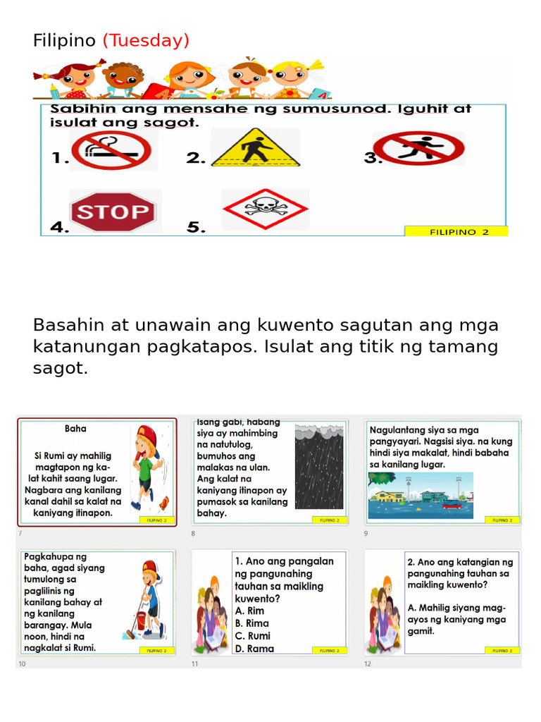 Kuwento ng Batang Mag-aaral | PDF | General Fiction
