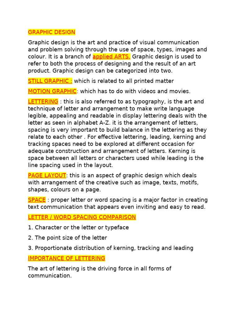 Graphic Design | PDF