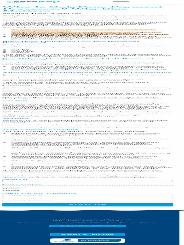 Who is OnlyFans Payment Processor Why Size Matte… PDF