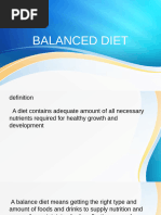 Principles of a Balanced Diet | PDF | Foods | Healthy Diet
