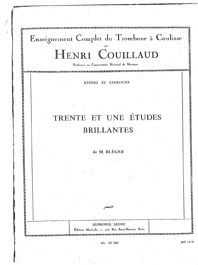 31 Études Brillantes - M. Bleger | PDF