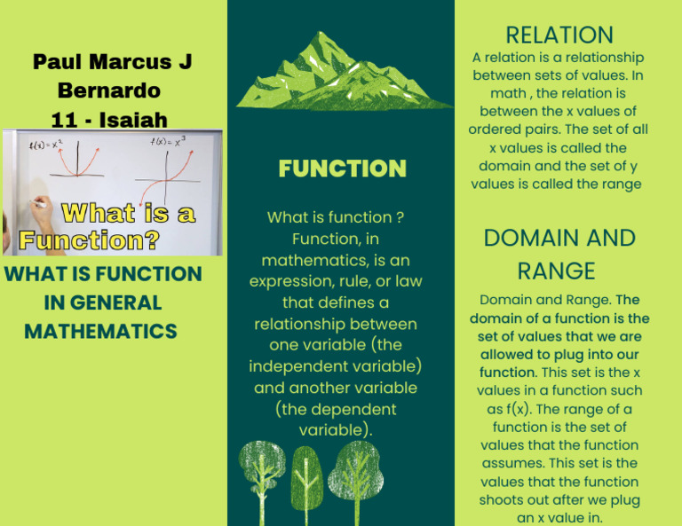 Understanding Domain and Range in Functions | PDF | Teaching Methods ...