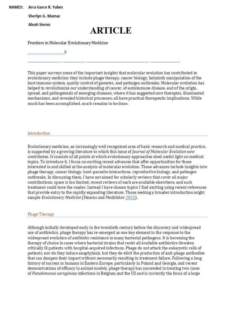 ARTICLE | PDF