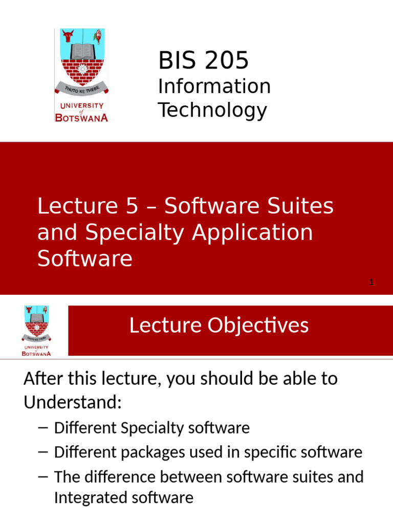Overview of Specialty Software Types | PDF | Application Software ...