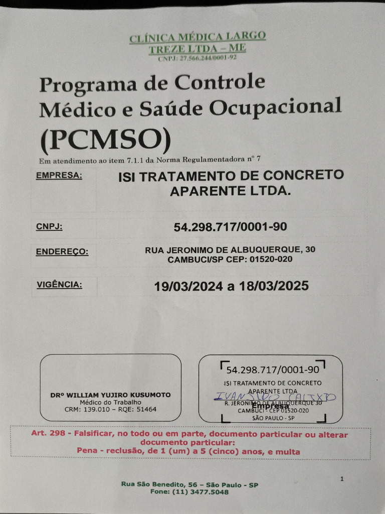 Capa Pcmso Pdf