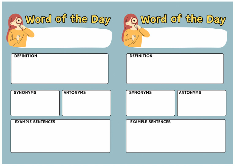 Word of The Day | PDF