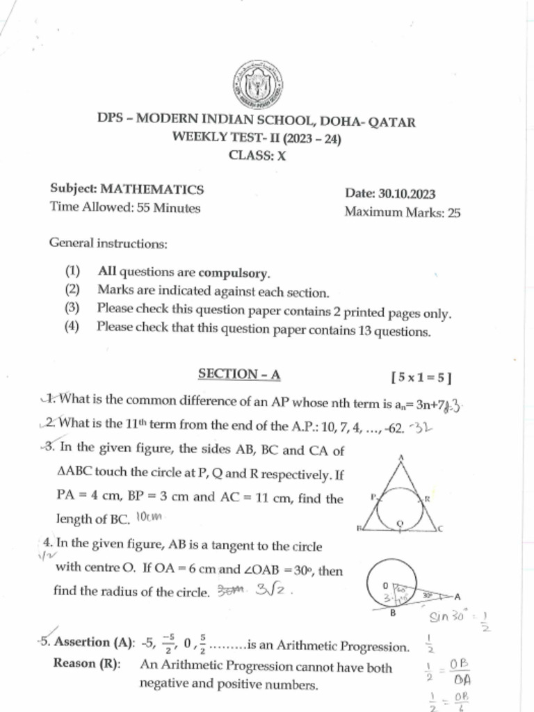 4 Podar Science Grade | PDF