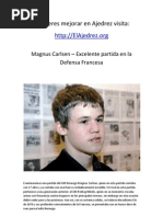 Download Magnus Carlsen  Excelente partida en la Defensa Francesa by GerardoIbarra SN77726029 doc pdf