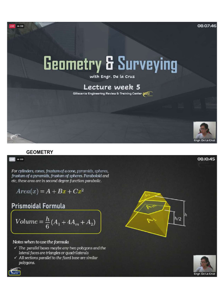 MATH WEEK 5 SIR DELA CRUZ GEOMETRY-AND-SURVEYINGTRAVERSE Compressed | PDF