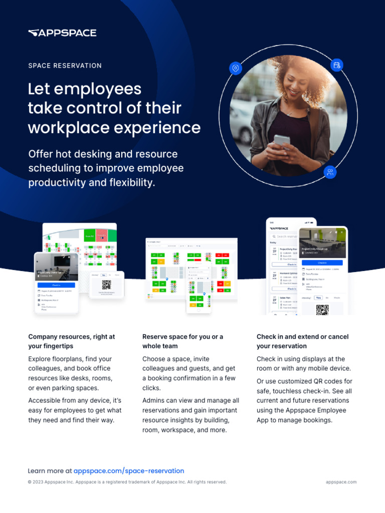 Appspace Space Reservation | PDF