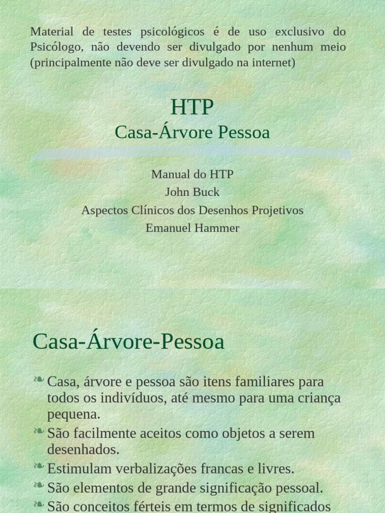 HTP Geral e Cromático | PDF