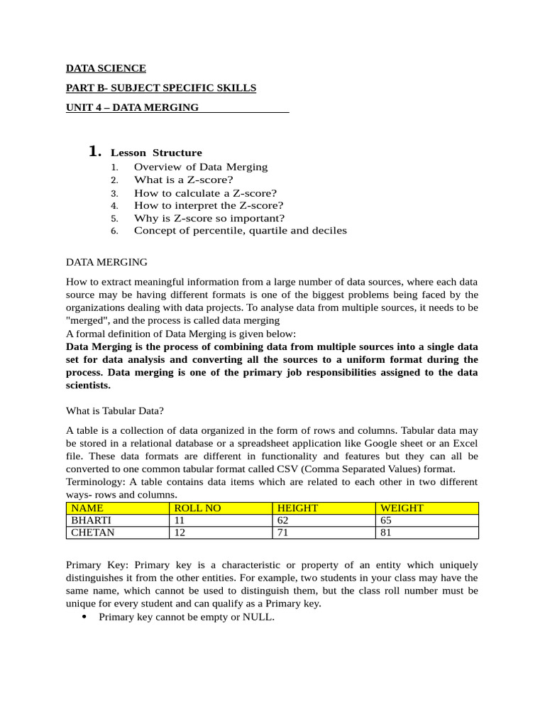 DATA SCIENCE Chapter 4 | PDF