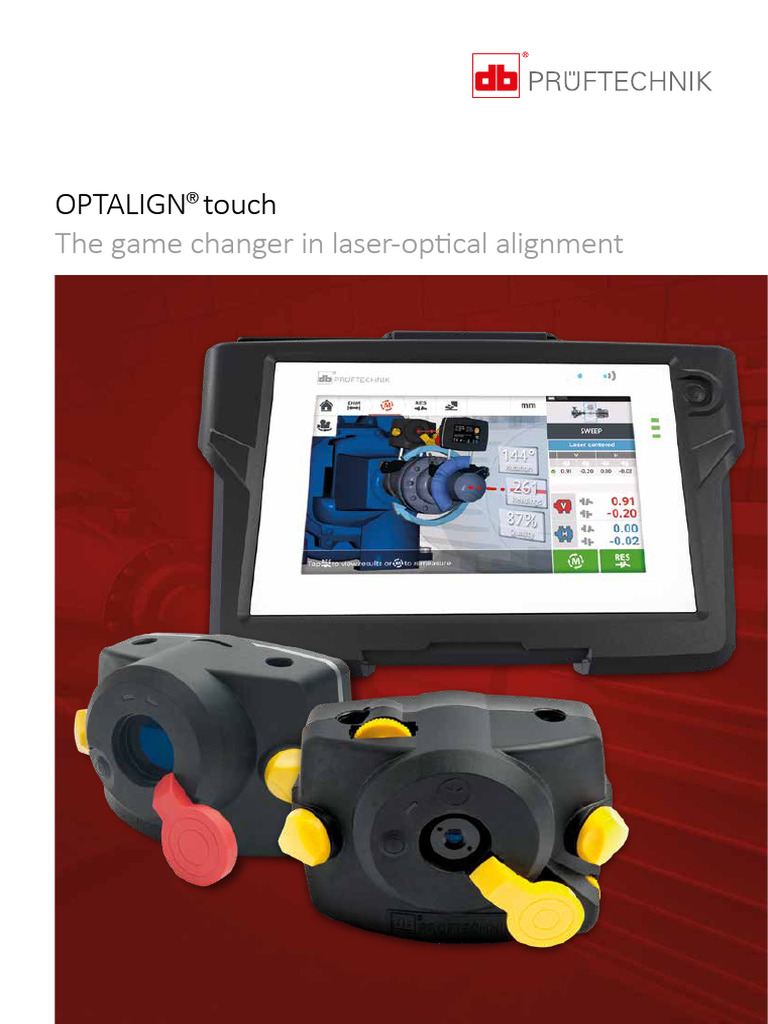 OPTALIGN Touch Flyer | PDF | Electronics | Computing