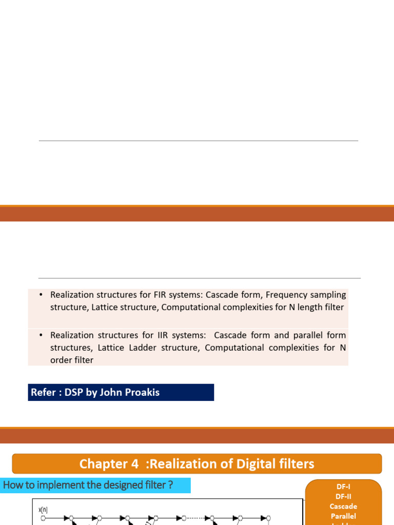 SH2024 Chapter 4 Lattice | PDF | Control Theory | Digital Signal Processing