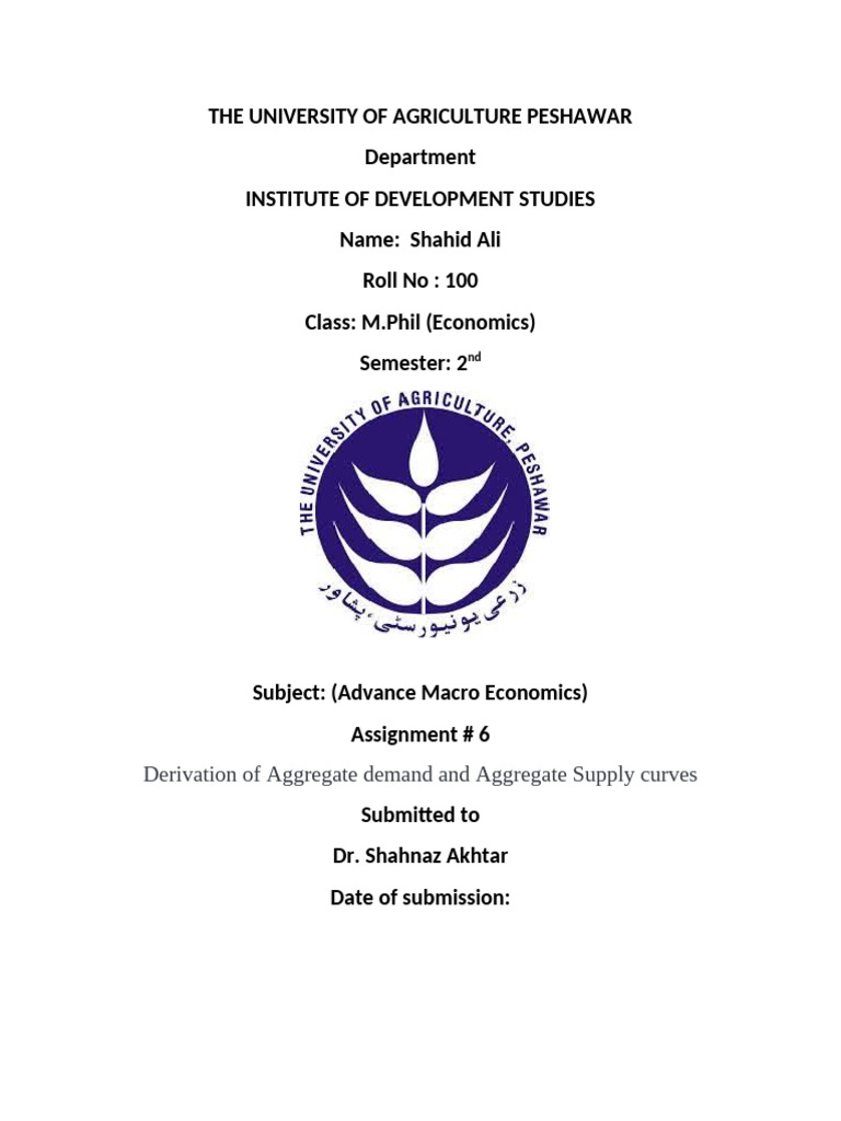 Assignment No 6 | PDF